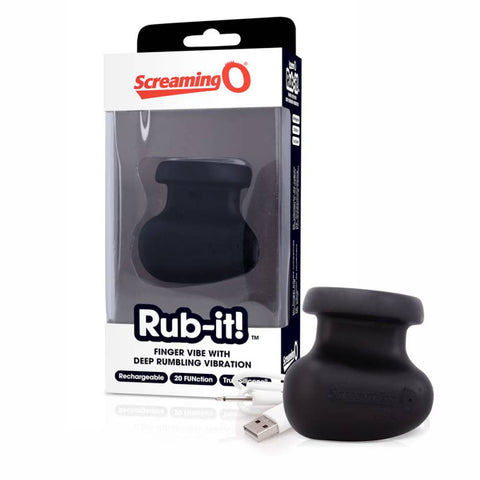Screaming O Charged Rub-it Adult Finger Massager - Finger and Tongue Vibrators