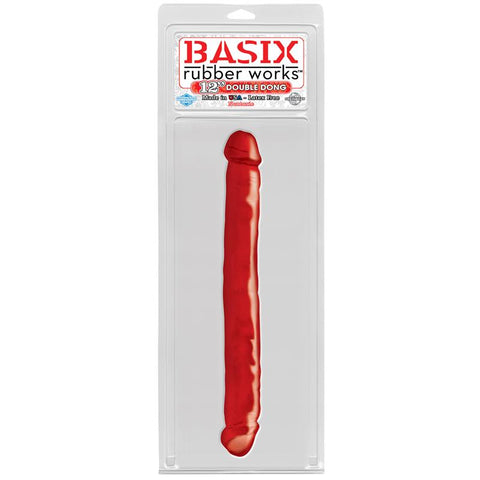 Pipedream Basix 12 Inch Double Ender Realistic Dong - Realistic Dildos