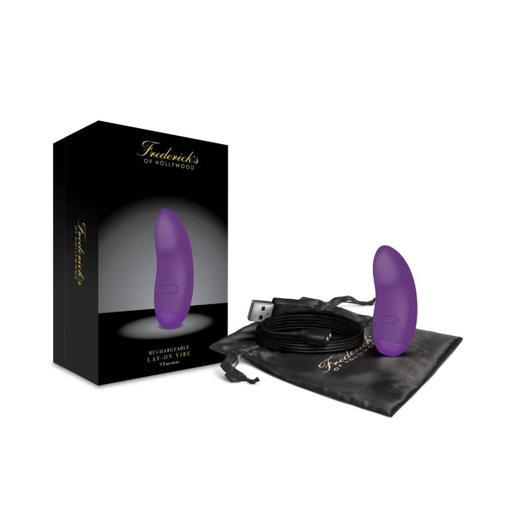 Fredericks of Hollywood Rechargeable Lay-On Vibrator Personal Massagers