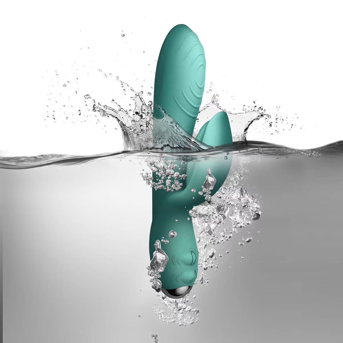 Rocks Off Every Girl Flexible Rabbit Vibrator Teal Rabbit Vibrators