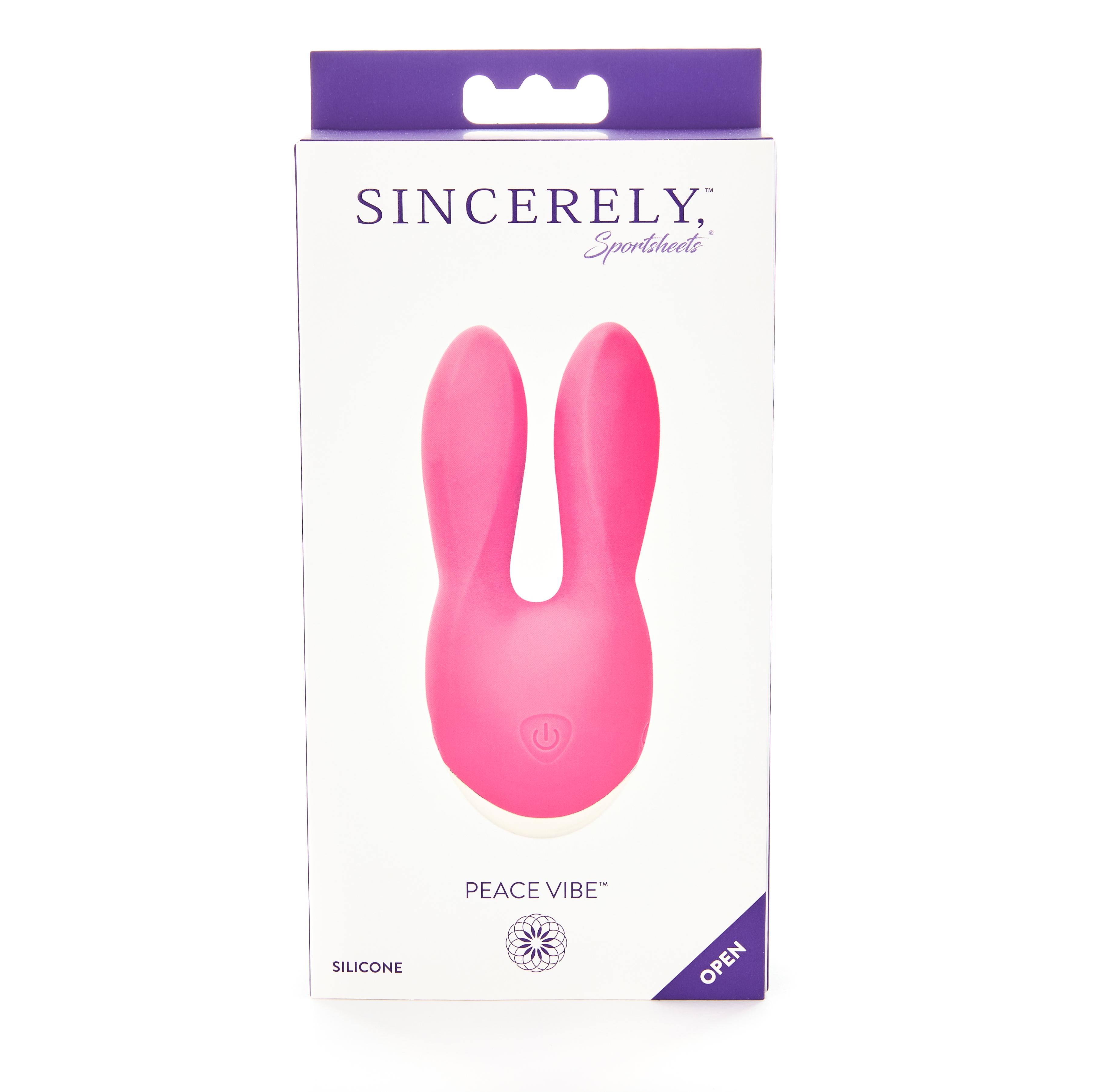 Sincerely Peace Personal Silicone Vibrator Pink Personal Massagers