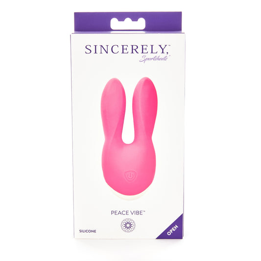 Sincerely Peace Personal Silicone Vibrator Pink - Personal Massagers