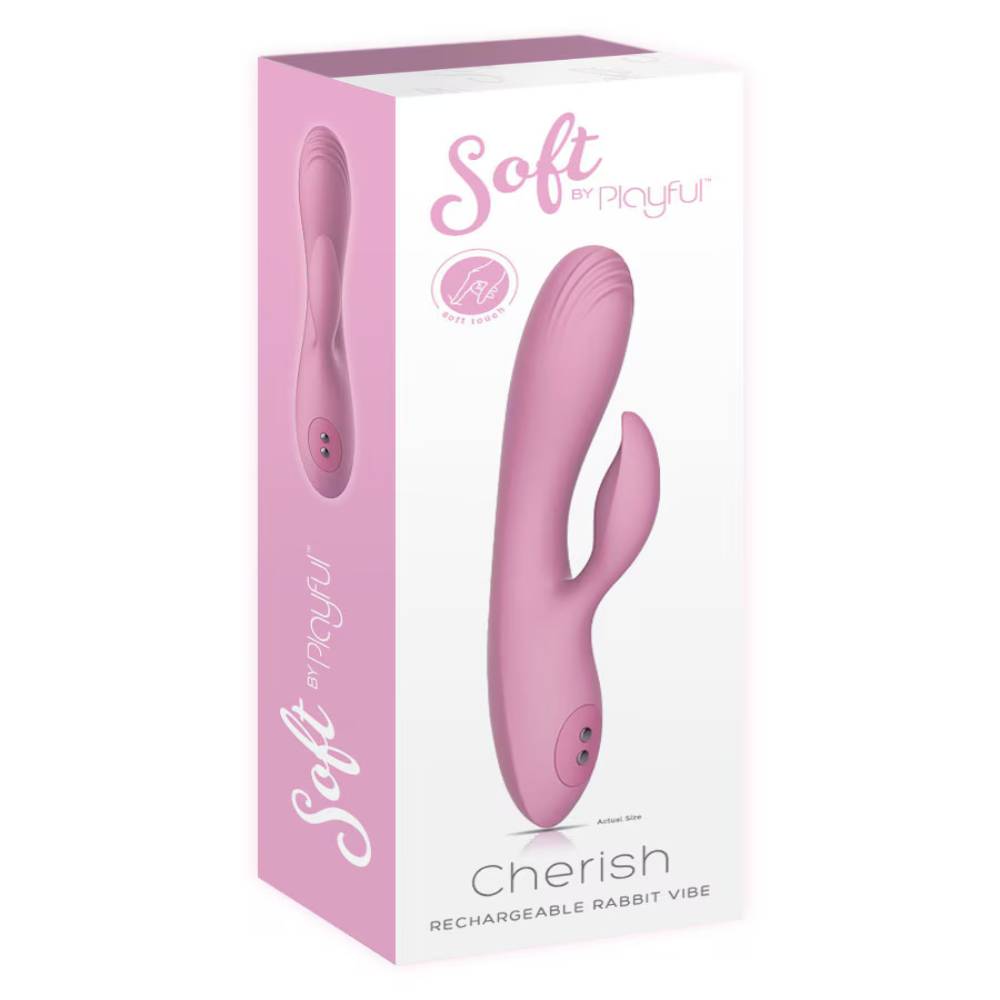 Soft by Playful Cherish Rechargeable Rabbit Vibrator Rabbit Vibrators