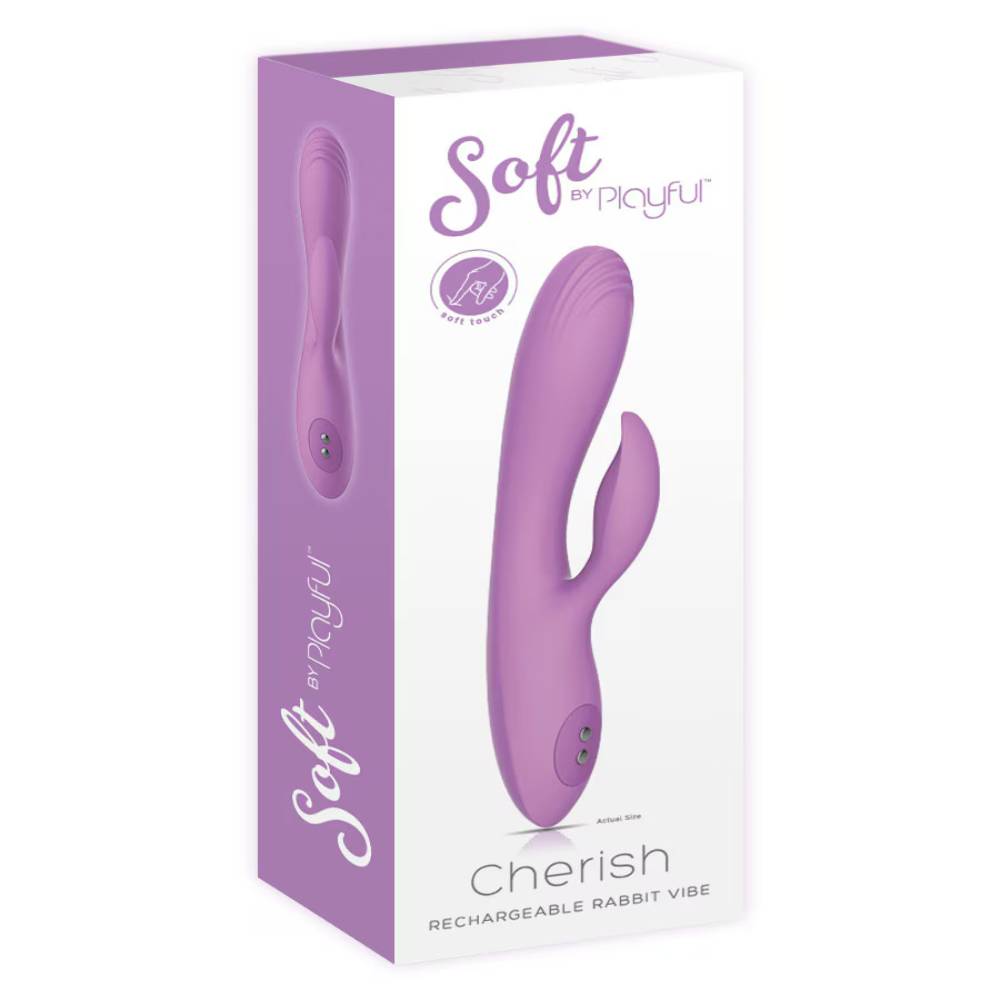 Soft by Playful Cherish Rechargeable Rabbit Vibrator Rabbit Vibrators