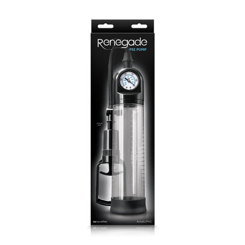 Renegade PSI Rechargeable Penis Pump Black - Penis Pumps And Stretchers
