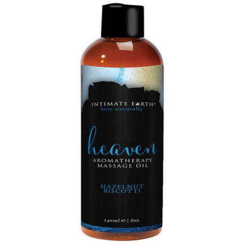 Intimate Earth Heaven Hazelnut Biscotti Massage Oil - Massage Oils and Lubricants