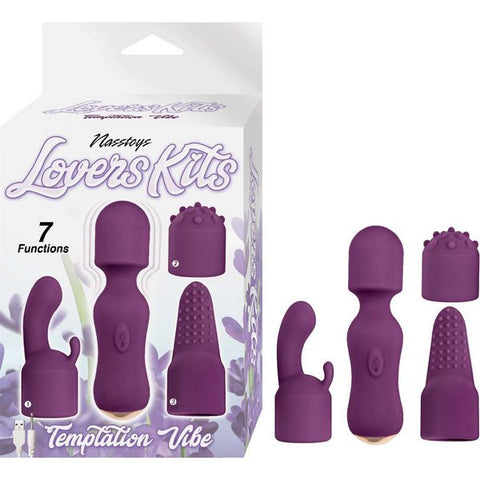 LOVERS KITS Temptation - Rechargeable Mini Wand Vibe - Body Wands
