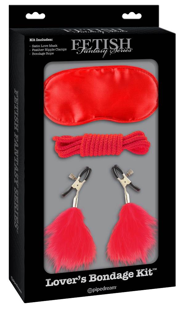 Fetish Fantasy Lovers Bondage Play Sex Kit Red Bondage Kits