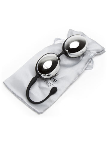 Fifty Shades of Grey Inner Goddess Silver Jiggle Balls 67g - Love Eggs and Kegel Exercisers