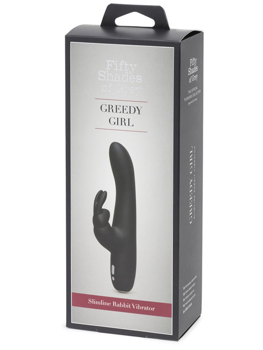 Fifty Shades of Grey Greedy Girl Slimline Rabbit Vibrator - Rabbit Vibrators