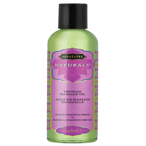Kama Sutra Naturals Ingredients Massage Oil 2 fl oz - Massage Oils and Lubricants