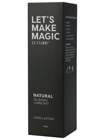 Luvloob Lets Make Magic Oil Based Lubricant 75ml - Massage Oils and Lubricants
