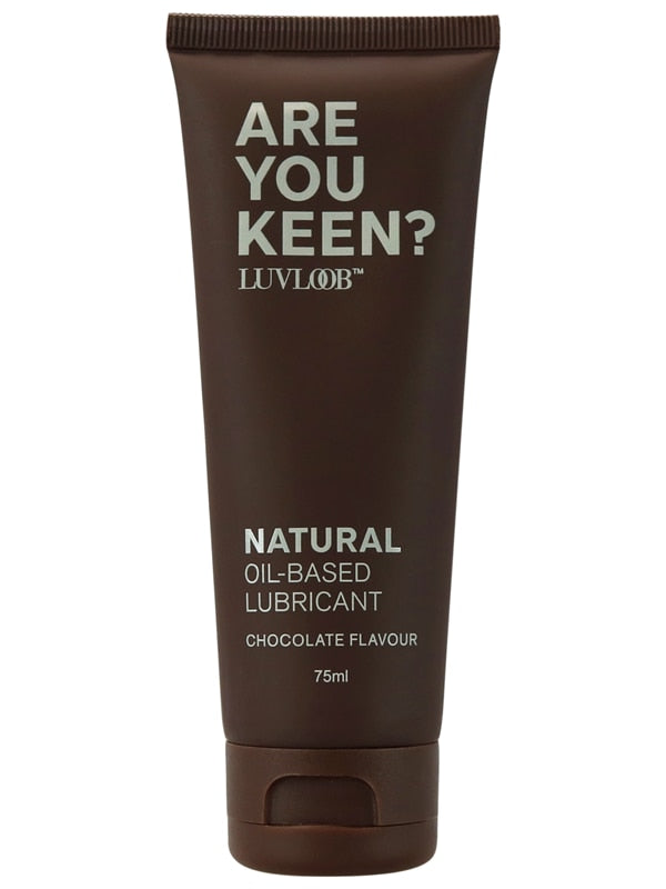 Luvloob Are You Keen Oil Based Lubricant Chocolate 75ml Massage Oils and Lubricants