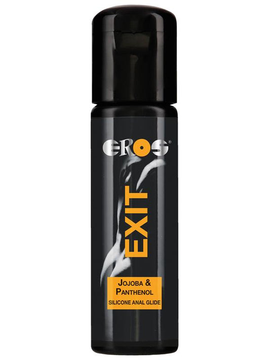 EROS EXIT Silicone Anal Glide Jojoba and Panthenol Lubricant 100ml - Anal Lubes