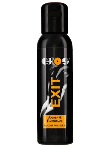 EROS EXIT Silicone Anal Glide Jojoba and Panthenol Lubricant 250ml - Anal Lubes