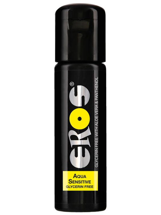 EROS Aqua Sensitive Glycerin Free Lubricant 100ml - Water Based Lubes