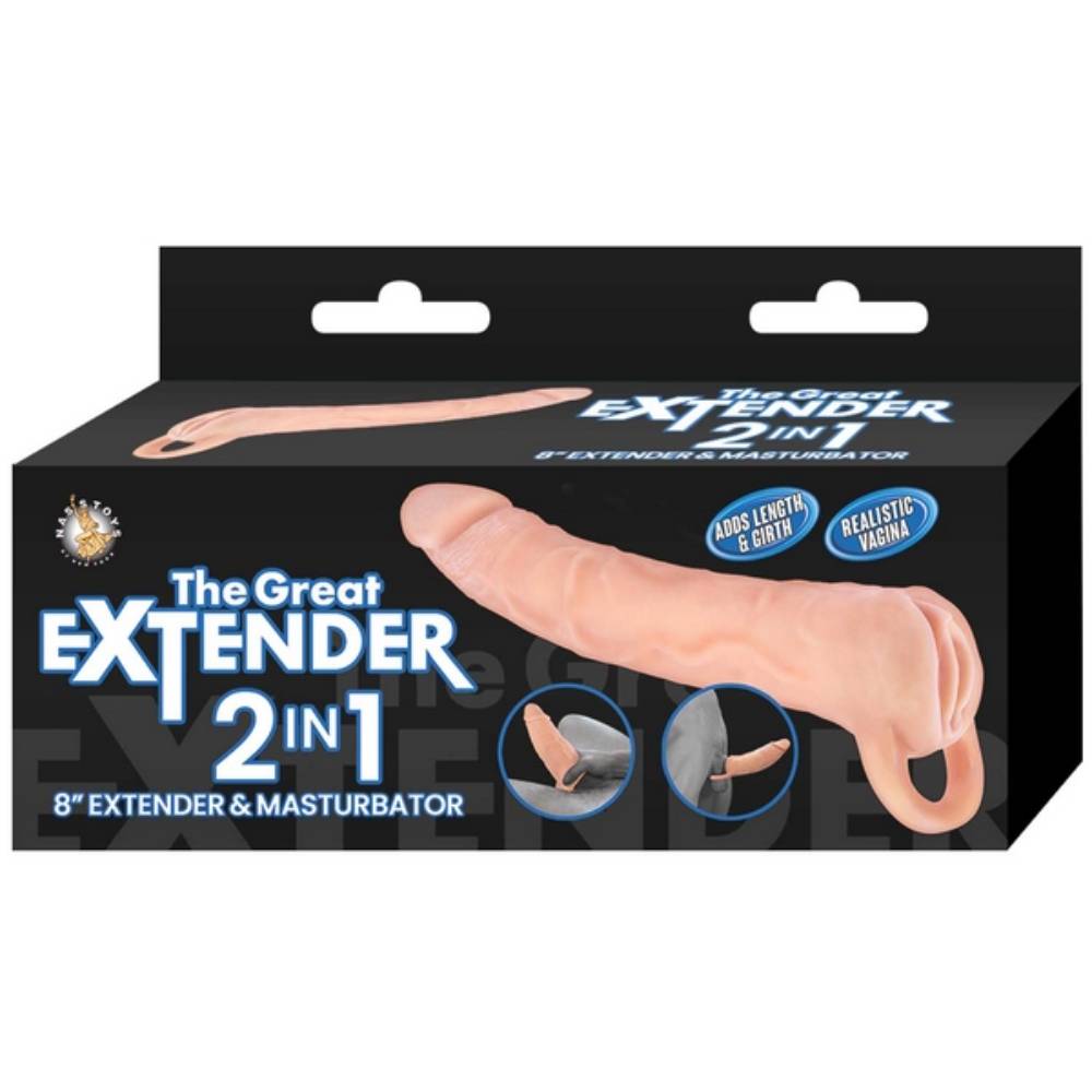 Nasstoys THE GREAT EXTENDER 2 in 1 Penis Extender and Masturbator Penis Sleeves and Extenders