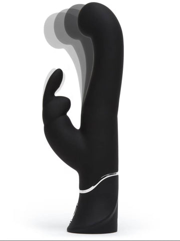 Happy Rabbit G-Spot Stroker Rabbit Vibrator Black - Rabbit Vibrators