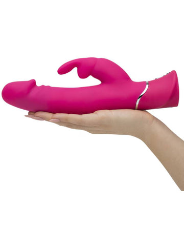 Happy Rabbit Realistic Dual Density Rabbit Vibrator Pink - Rabbit Vibrators