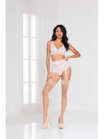 Seven Til Midnight Secret Affair Bra Set Blush XL - Bras and Bra Sets
