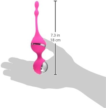 Adam and Eve Vibrating Pleasure USB Rechargeable Kegel Balls Pink - Love Eggs and Kegel Exercisers