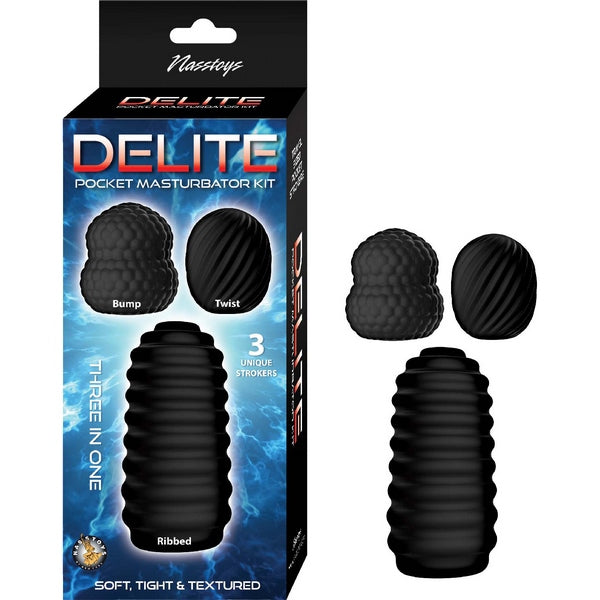 Nasstoys Delite Male Pocket Masturbator Kit Masturbators and Strokers