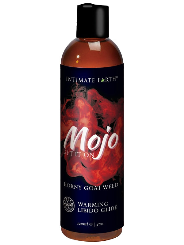 MOJO Horny Goat Weed Libido Warming Glide 4oz Water Based Lubes