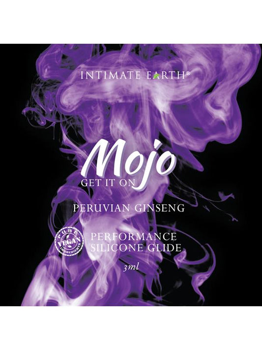 MOJO Peruvian Ginseng Silicone Performance Glide 3ml Foil - Silicone Based Lubes