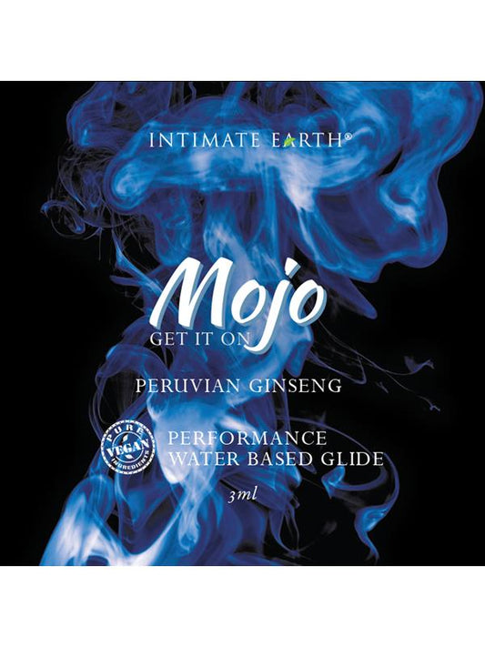 MOJO Peruvian Ginseng Water based Performance Glide 3ml Foil - Water Based Lubes