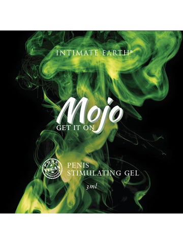 MOJO Niacin and Ginseng Penis Stimulating Gel 3ml Foil - Massage Oils and Lubricants