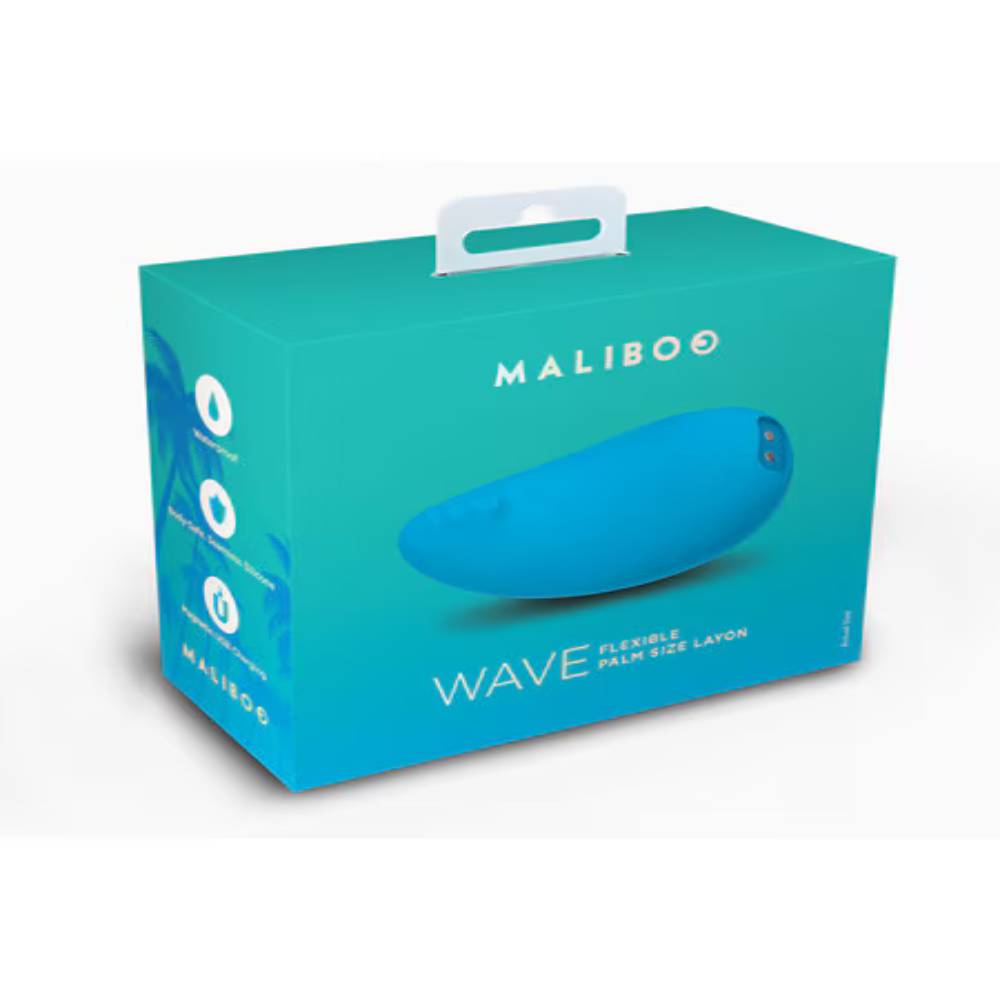 Maliboo Wave Clitoral Lay-On Rechargeable Vibrator Clit Ticklers and Pulsators