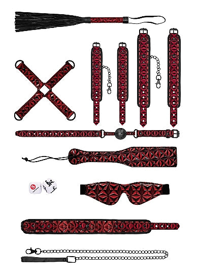 Shots Toys 10 Piece Luxury Bondage Play Set - Bondage Kits