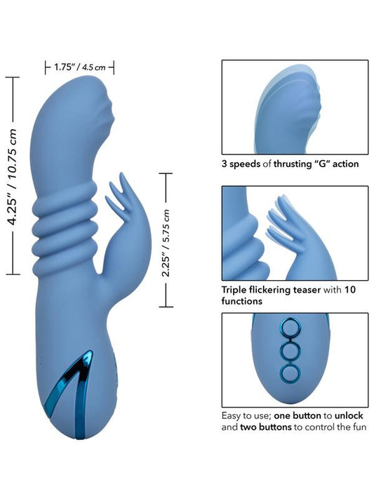 California Dreaming Santa Cruz Coaster Vibrator - Rabbit Vibrators