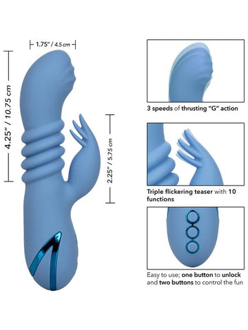 California Dreaming Santa Cruz Coaster Vibrator - Rabbit Vibrators