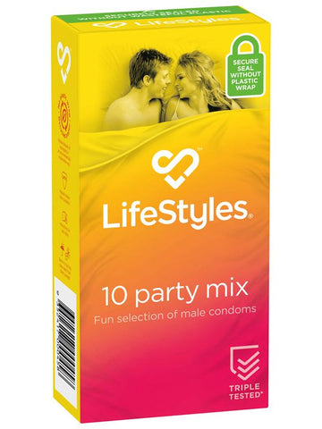 LifeStyles Party Mix Condoms 10s - Condoms
