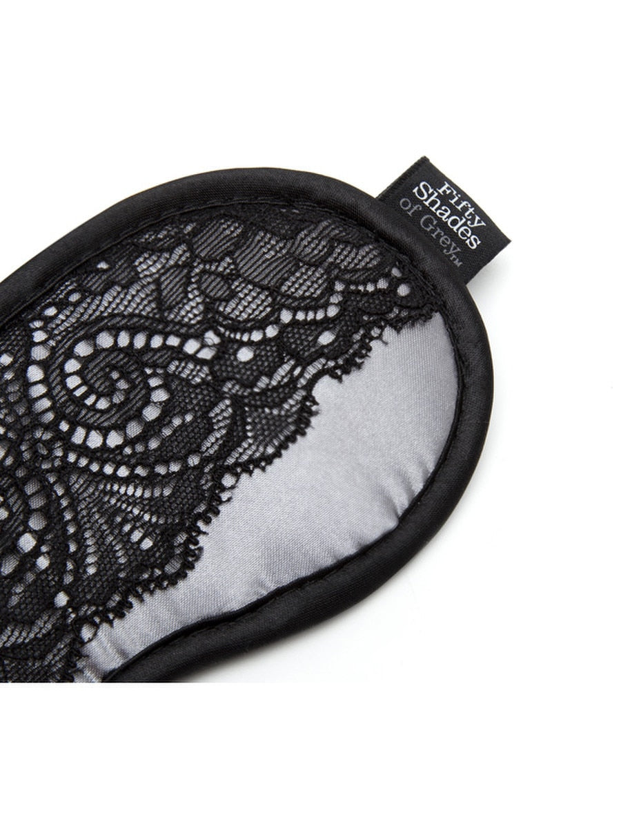 Fifty Shades of Grey Play Nice Satin and Lace Blindfold - Masks And Blindfolds
