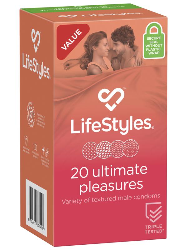 LifeStyles ULTIMATE Pleasures Condoms 20s Condoms