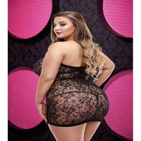 Lapdance Lingerie Lace Mini Dress XL - Body Stockings