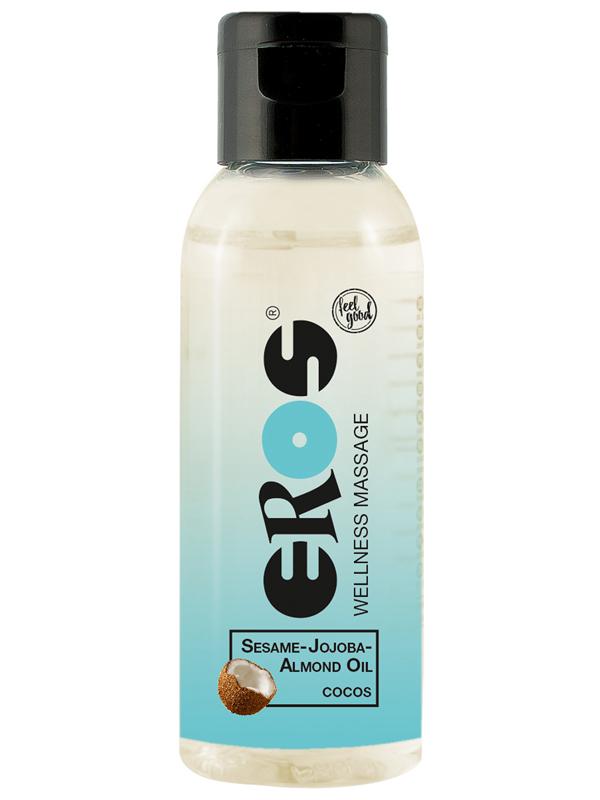 Eros Three Pack Vanilla Caramel and Cocos Wellness Massage Oil Massage Oils and Lubricants