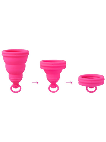 Intimina Lily Cup One Collapsible Menstrual Cup for Beginners - Condoms