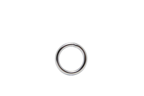 Love In Leather Stainless Steel Mens Cock Ring - Steel Cock Rings