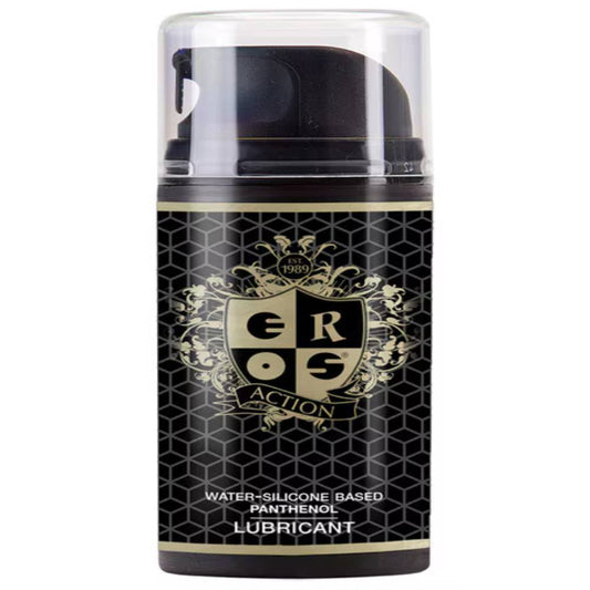 EROS Action Water-Silicone Based with Panthenol Lubricant - Massage Oils and Lubricants