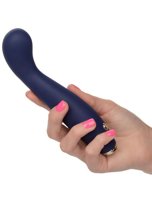 CalExotics Chic Peony G Spot Vibrator Blue - G-Spot Vibrators
