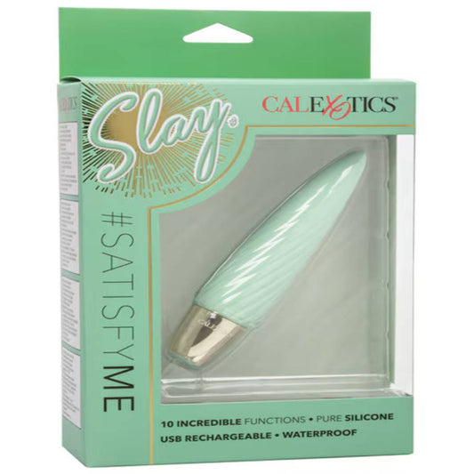 California Exotics Slay SatisfyMe Bullet Vibrator - Bullet Vibrators