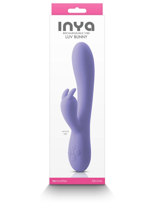 NS Novelties INYA Luv Bunny Vibrator Purple - Rabbit Vibrators