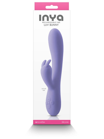 NS Novelties INYA Luv Bunny Vibrator Purple - Rabbit Vibrators