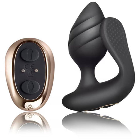 Rocks Off Cocktail Double Stimulation Butt Plug - Butt Plugs