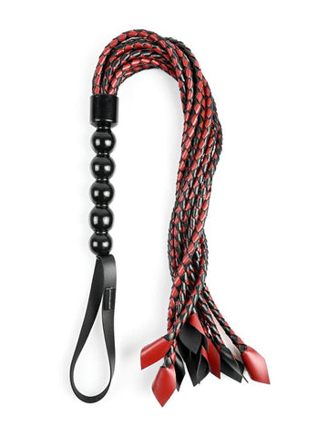 Sportsheets Saffron Braided Flogger Premium Whip - Whips And Crops
