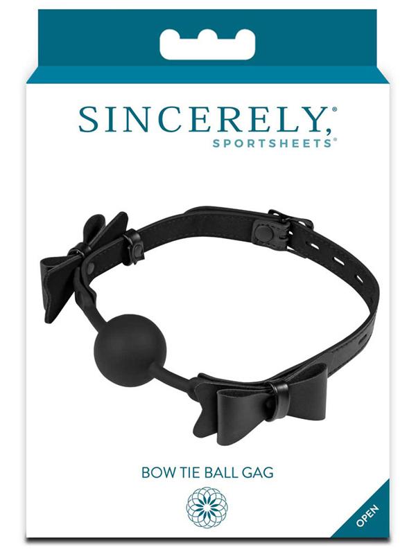 Sportsheets Sincereley Bow Tie Ball Gag Bondage Gags and Bits