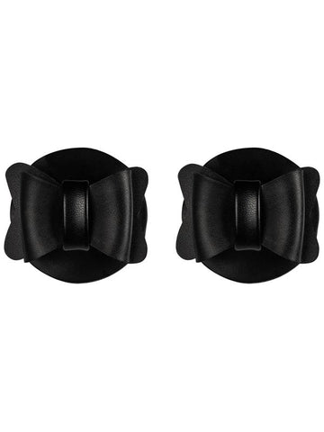 Sportsheets Sincerely Bow Tie Reusable Vegan Leather Pasties - Breast and Nipple Toys